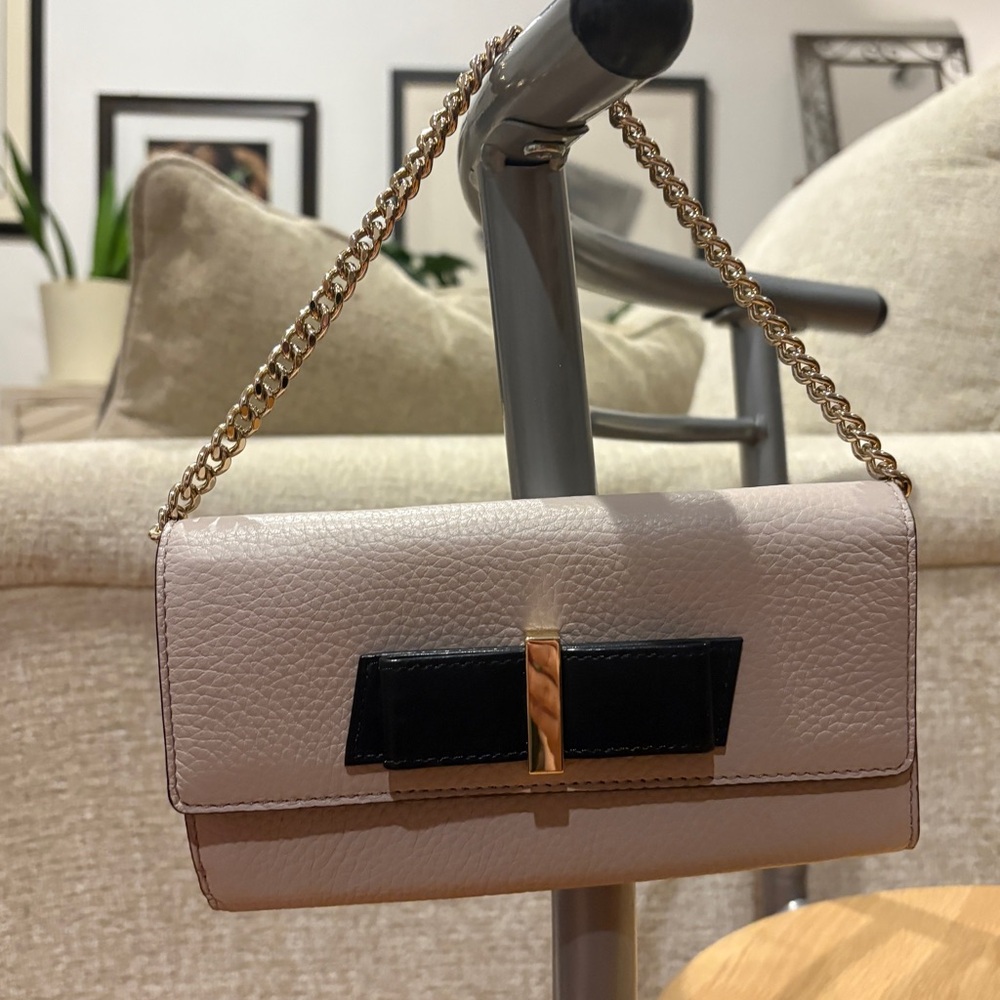 Kate Spade Milou Parchement Drive Clutch Wallet with Detachable Chain Strap